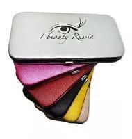 Магнитный чехол I-Beauty (Ай бьюти) для трех пинцетов, красный Магнитный чехол I-Beauty (Ай бьюти) для трех пинцетов, красный