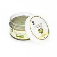 Скраб для тела сахарный с маслом лотоса, белой и голубой глиной Lovely, 300 g